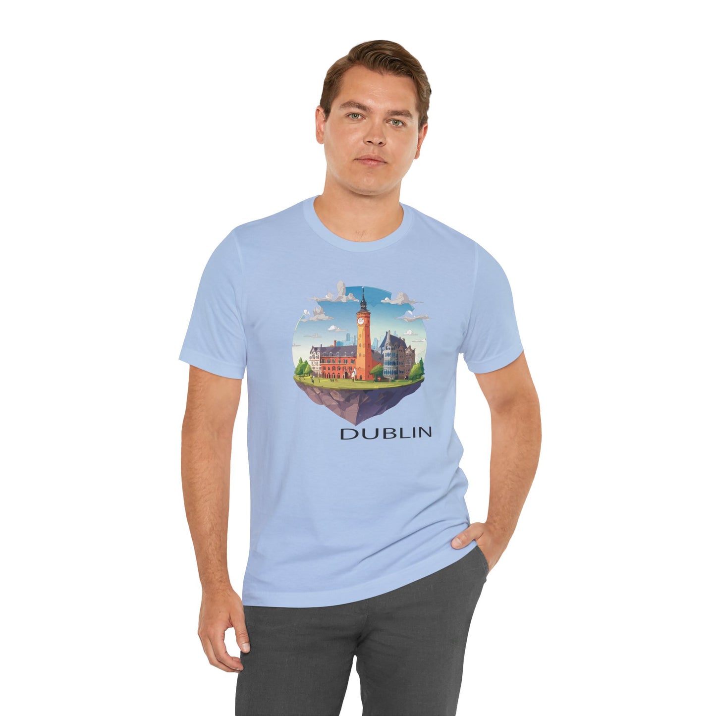 Dublin Shirt, Travel T-Shirt, Tourist Shirts, Tee Shirt with Travel Prints 2