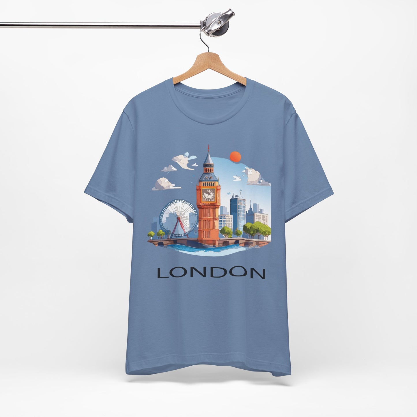 London Shirt, Travel T-Shirt, Tourist Shirts, Tee Shirt with Travel Prints 3