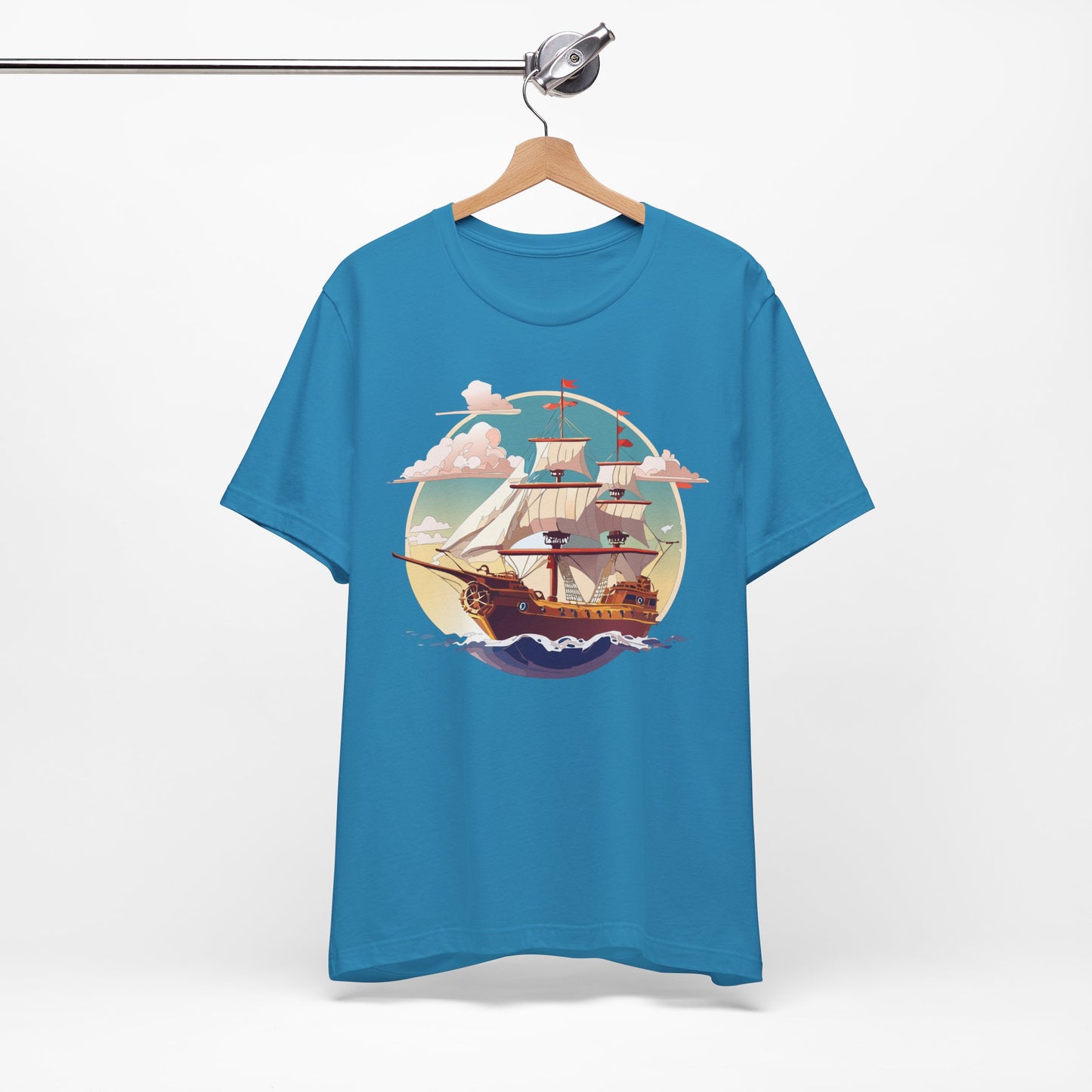Ship Tee Shirt, Tee Shirt with Ship