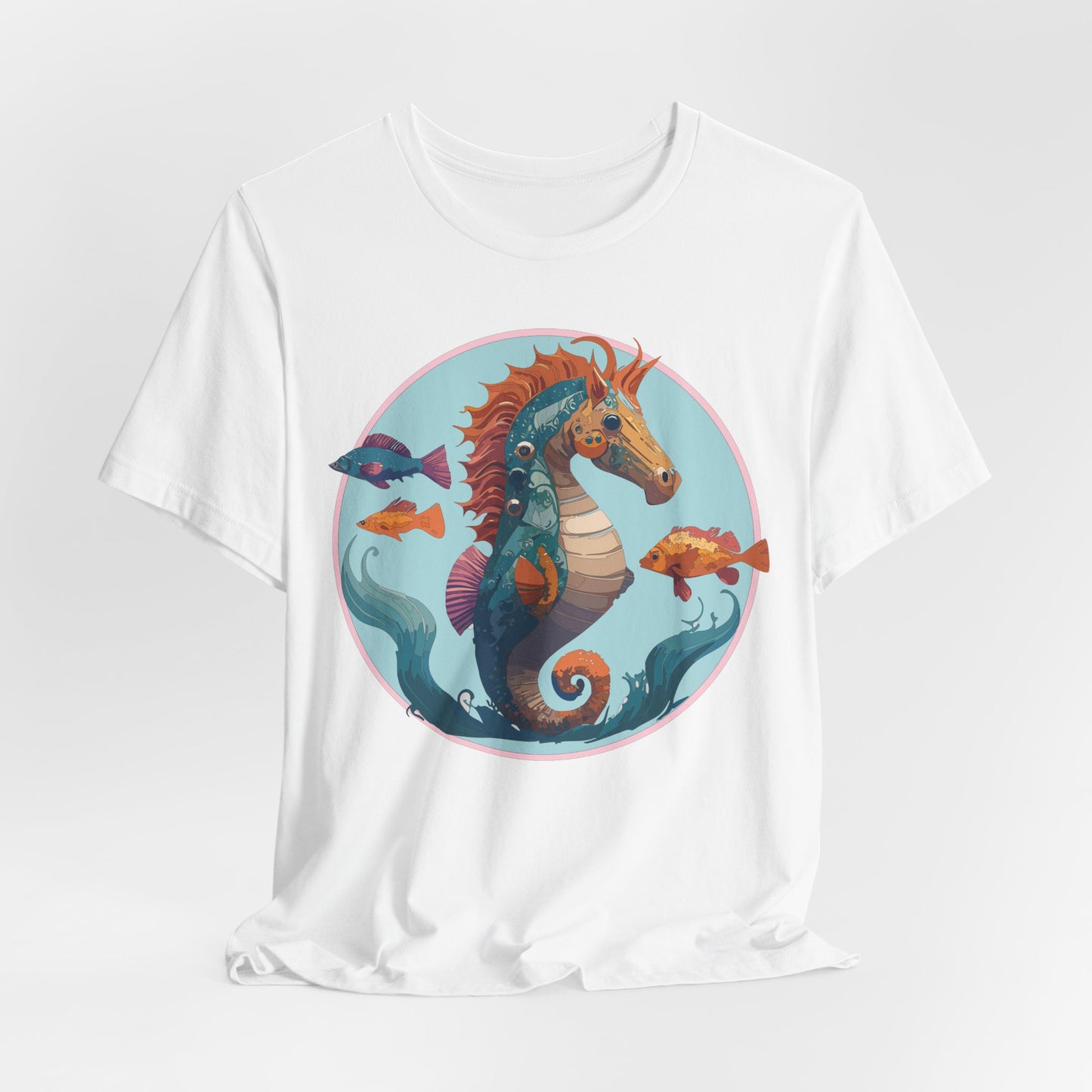 Animals Shirt, Shirt with Seahorse