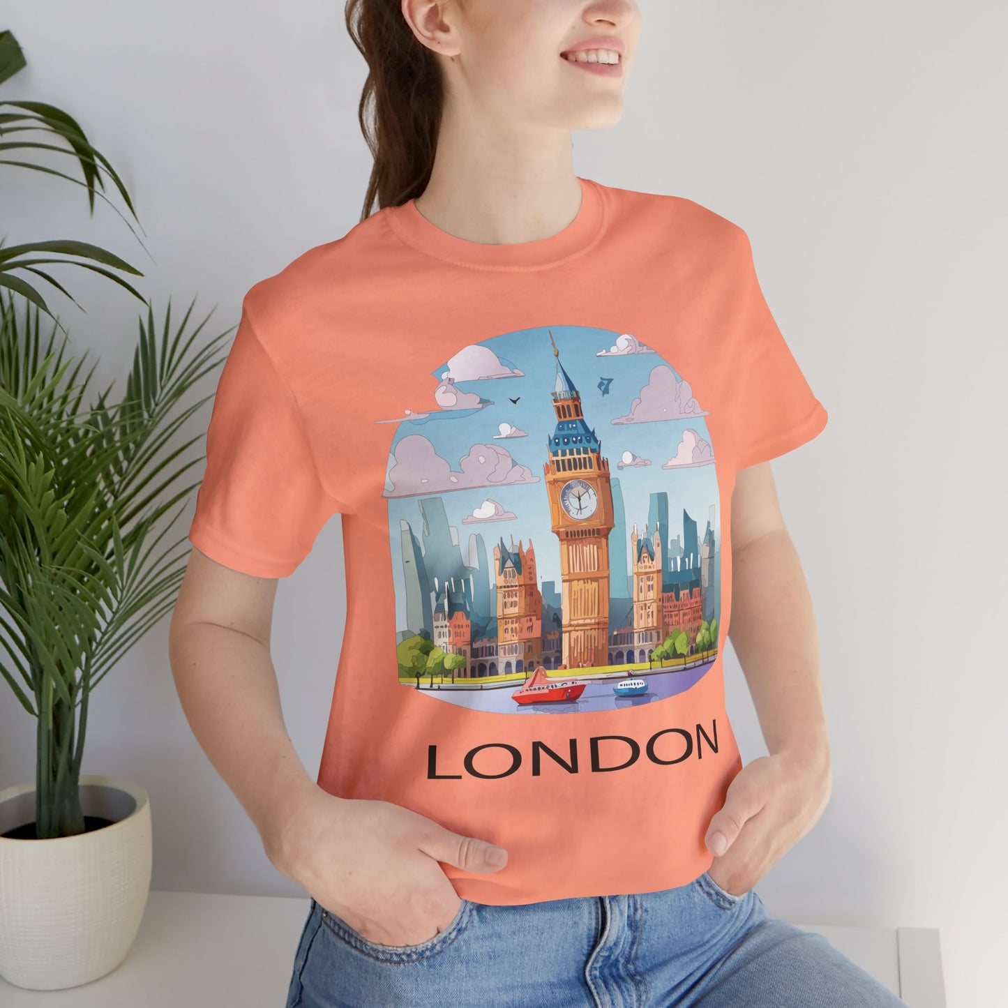 London Shirt, Travel T-Shirt, Tourist Shirts, Tee Shirt with Travel Prints 2