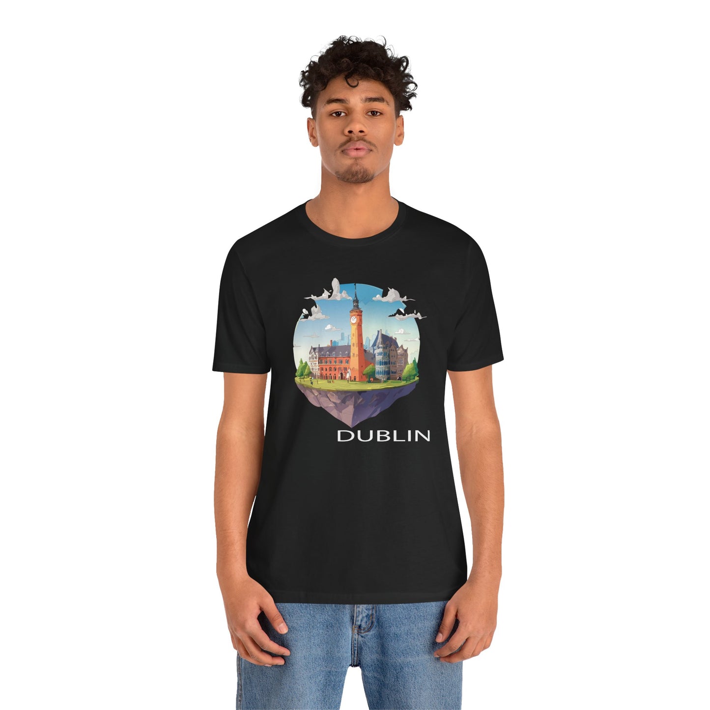 Dublin Shirt, Travel T-Shirt, Tourist Shirts, Tee Shirt with Travel Prints 2