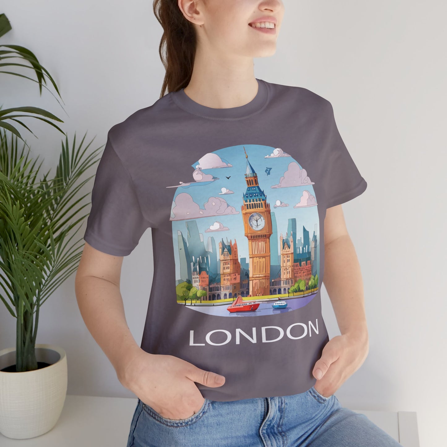 London Shirt, Travel T-Shirt, Tourist Shirts, Tee Shirt with Travel Prints 2