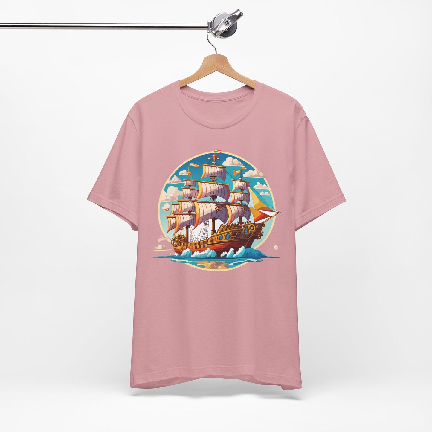 Ship Tee Shirt, Tee Shirt with Ship