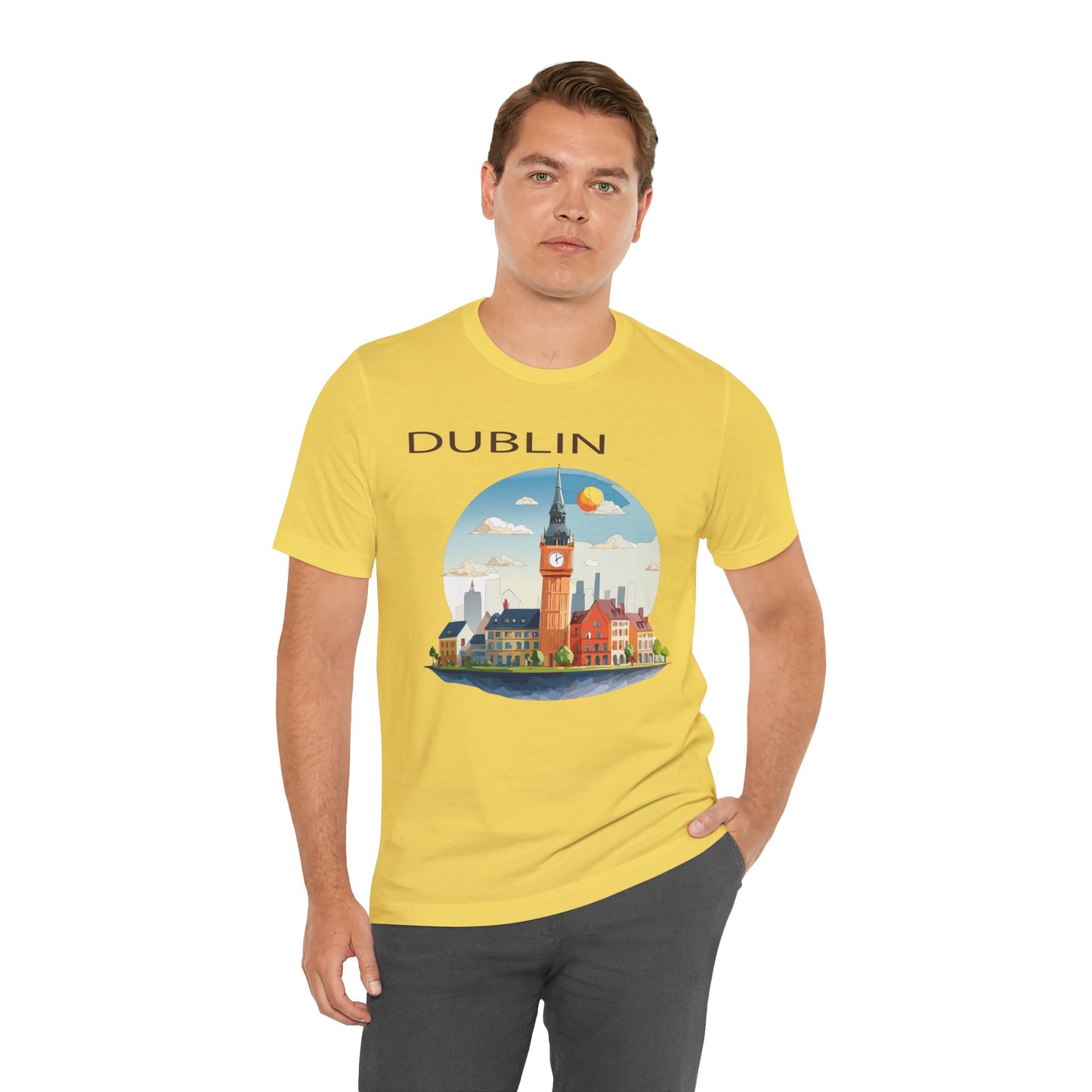Dublin Shirt, Travel T-Shirt, Tourist Shirts, Tee Shirt with Travel Prints 1
