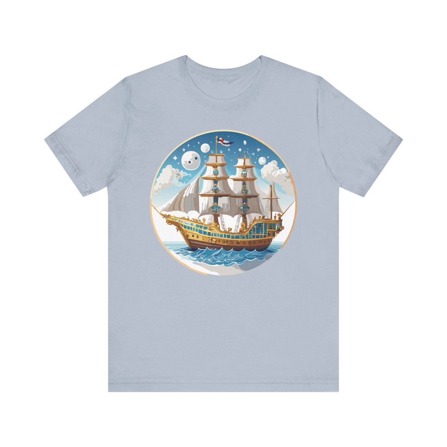 Ship Tee Shirt, Tee Shirt with Ship