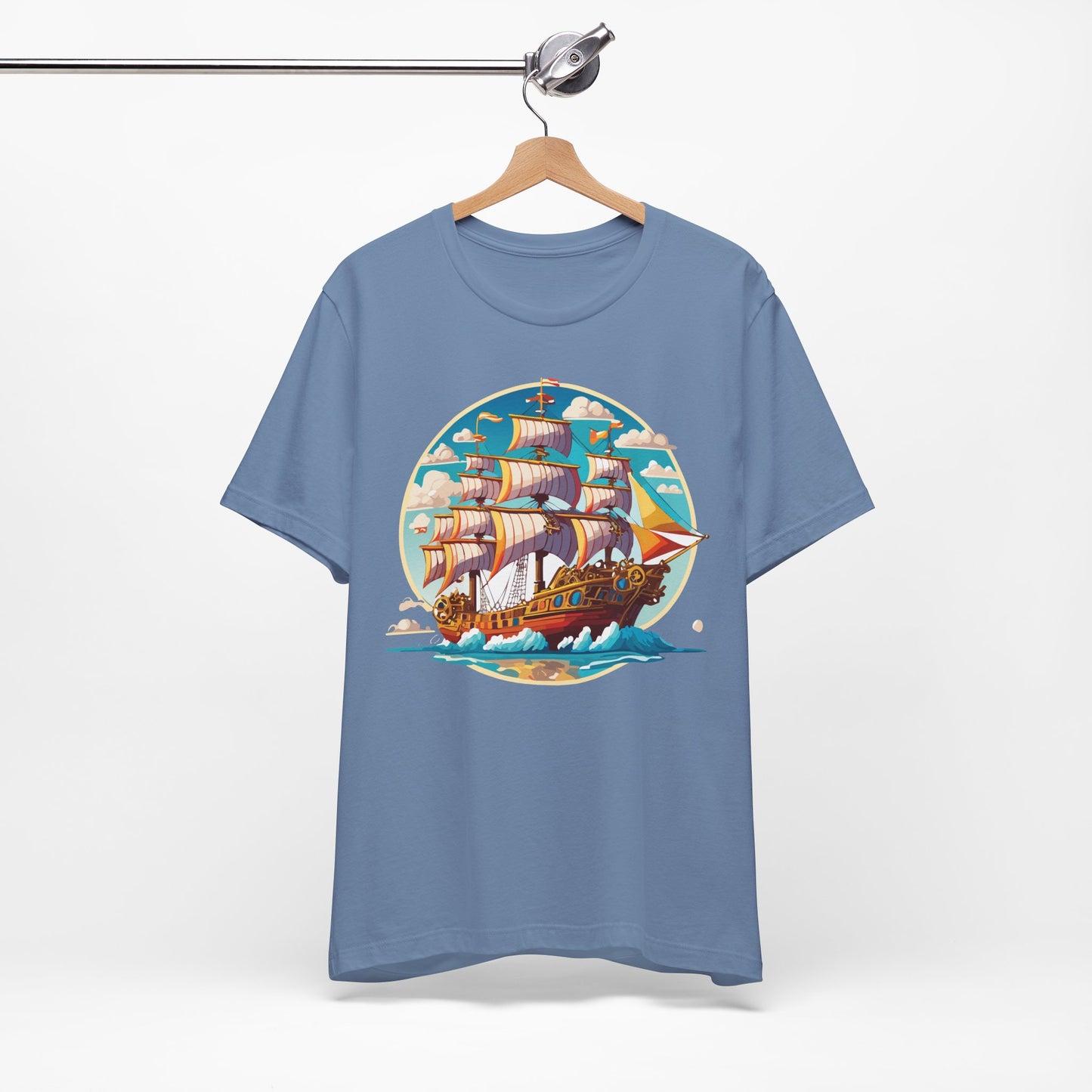 Ship Tee Shirt, Tee Shirt with Ship