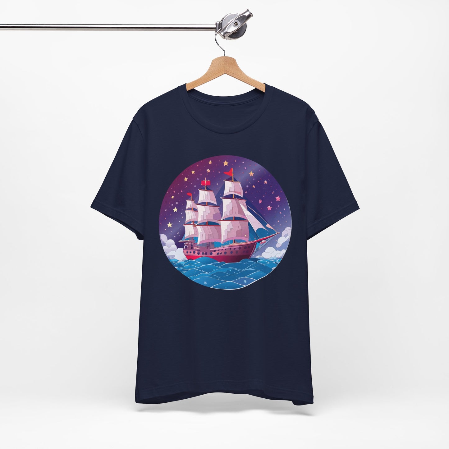 Ship Tee Shirt, Tee Shirt with Ship