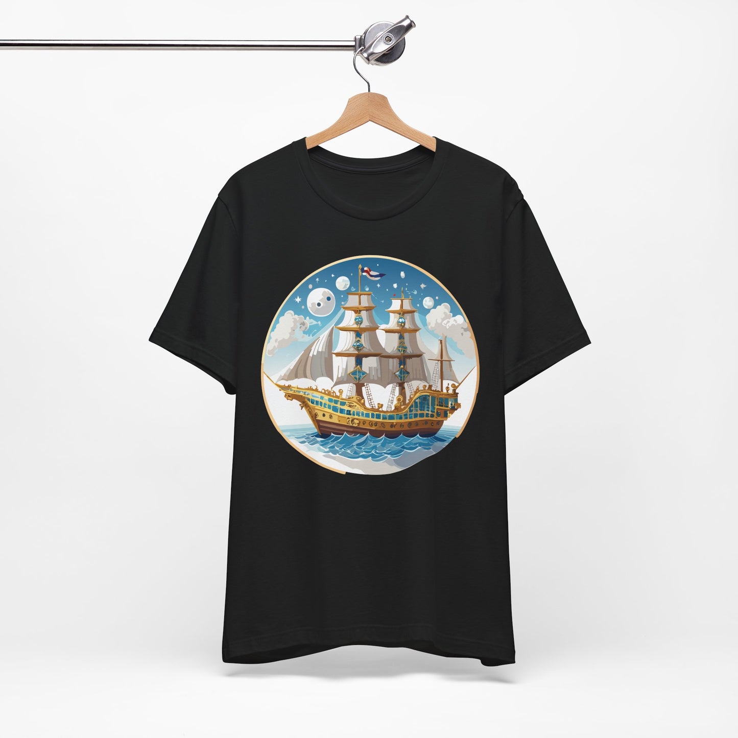 Ship Tee Shirt, Tee Shirt with Ship