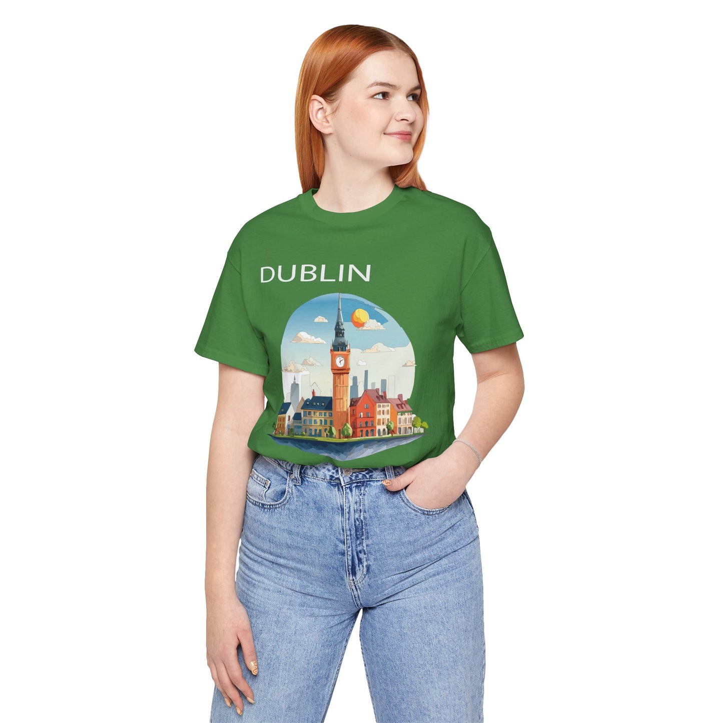 Dublin Shirt, Travel T-Shirt, Tourist Shirts, Tee Shirt with Travel Prints 1