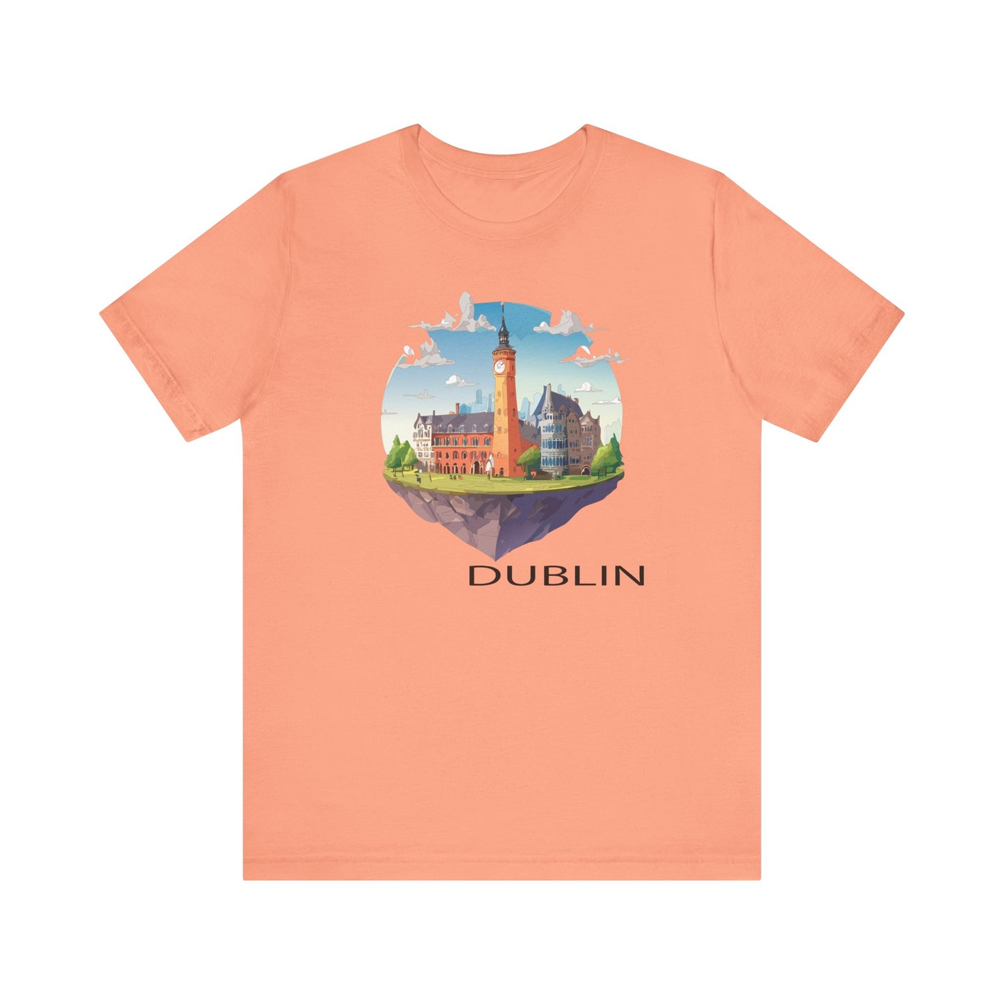 Dublin Shirt, Travel T-Shirt, Tourist Shirts, Tee Shirt with Travel Prints 2