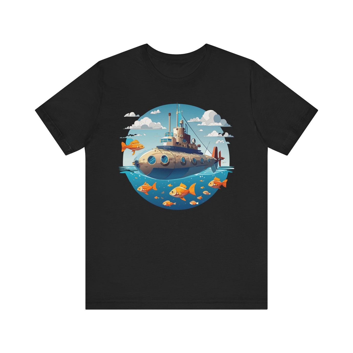 Ship Tee Shirt, Tee Shirt with Ship