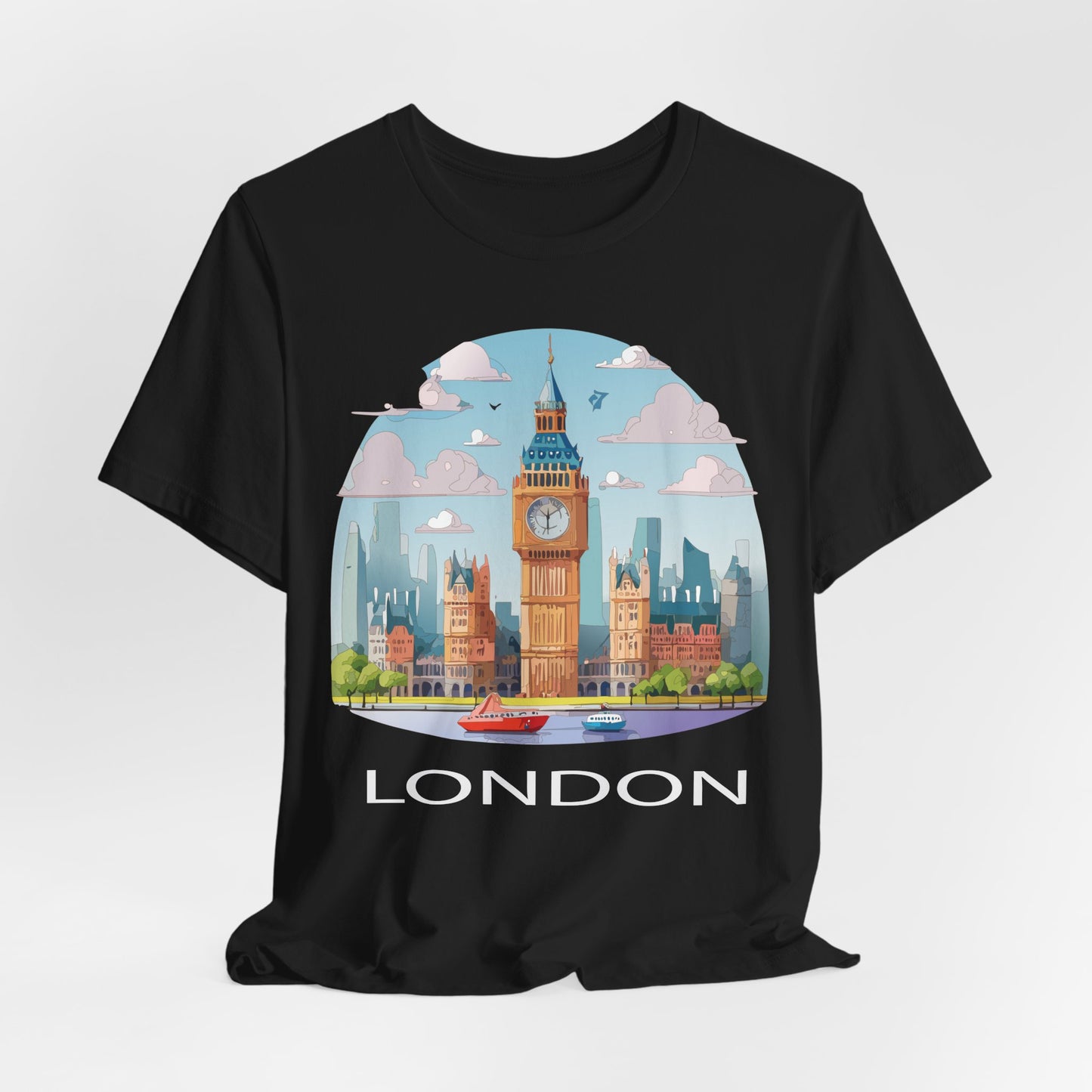 London Shirt, Travel T-Shirt, Tourist Shirts, Tee Shirt with Travel Prints 2