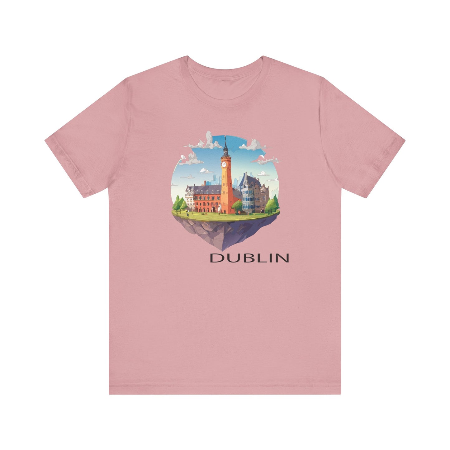 Dublin Shirt, Travel T-Shirt, Tourist Shirts, Tee Shirt with Travel Prints 2