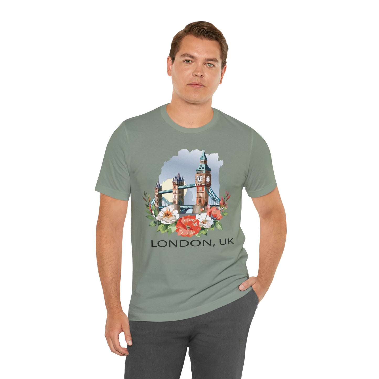 London Shirt, Travel T-Shirt, Tourist Shirts, Tee Shirt with Travel Prints 5
