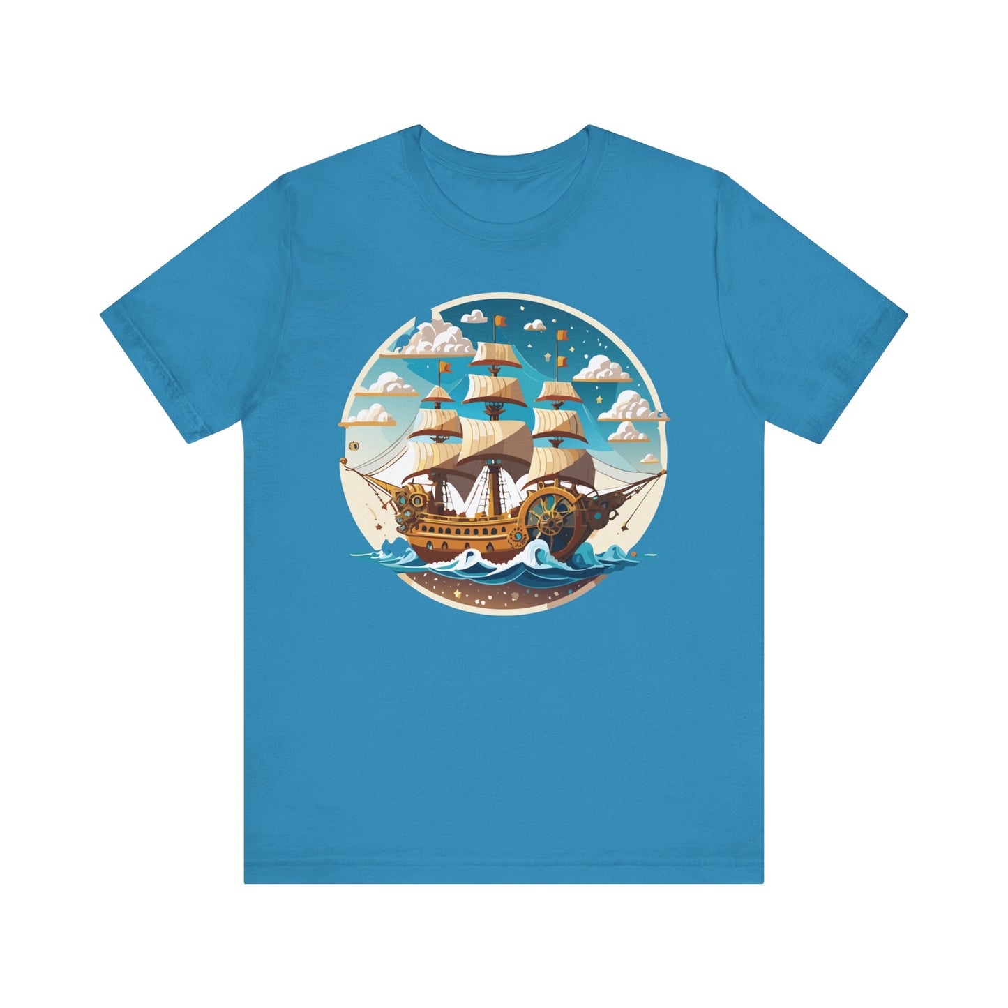 Ship Tee Shirt, Tee Shirt with Ship