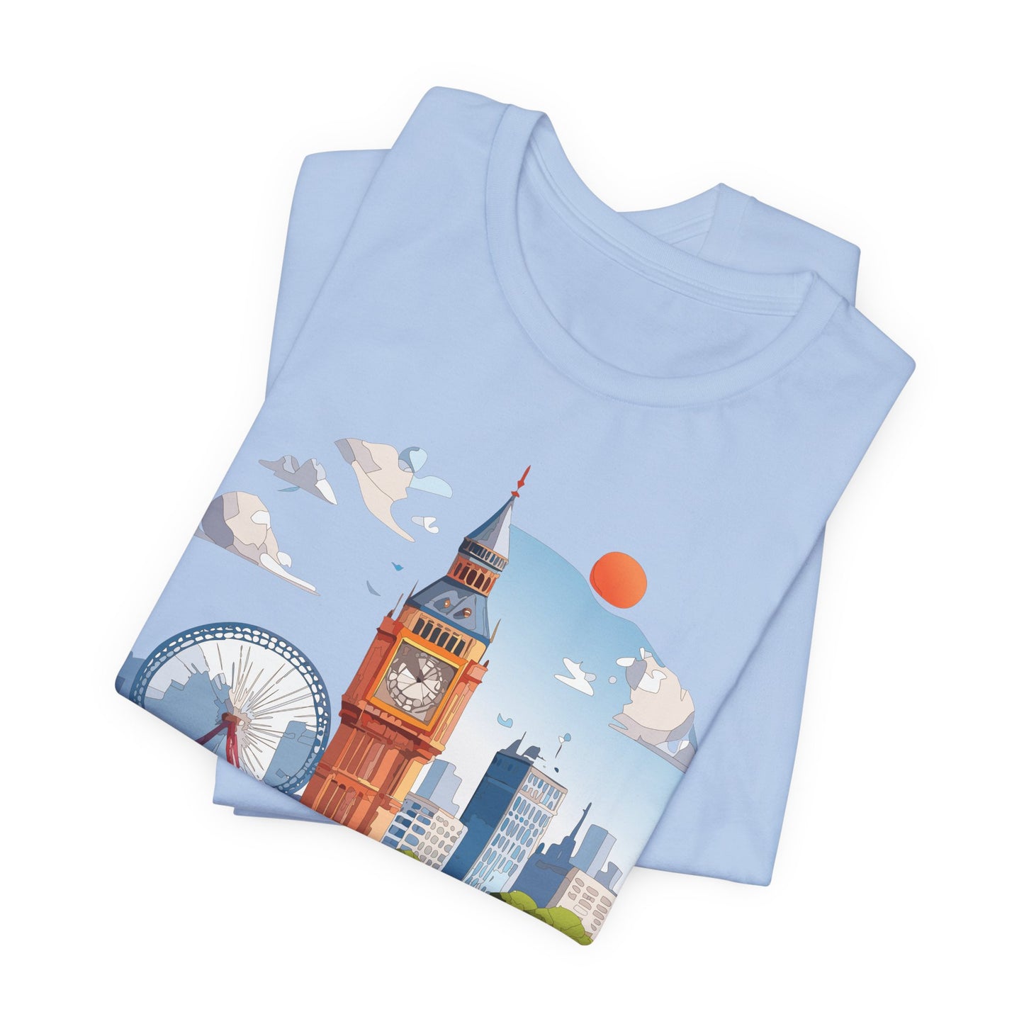 London Shirt, Travel T-Shirt, Tourist Shirts, Tee Shirt with Travel Prints 3