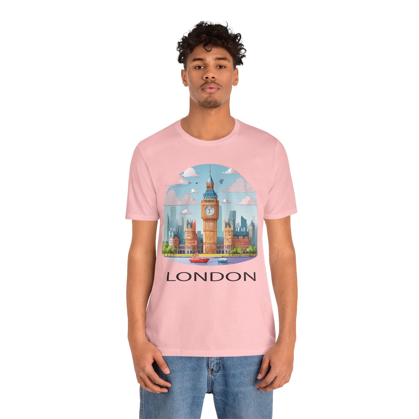 London Shirt, Travel T-Shirt, Tourist Shirts, Tee Shirt with Travel Prints 2