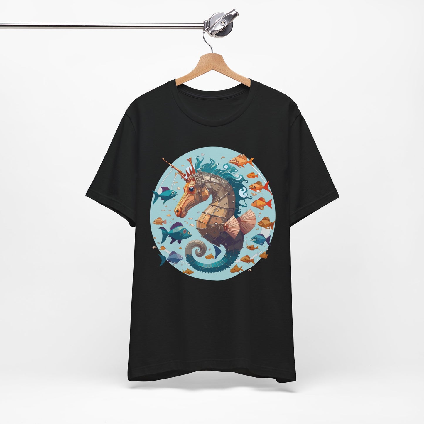 Animals Shirt, Shirt with Seahorse