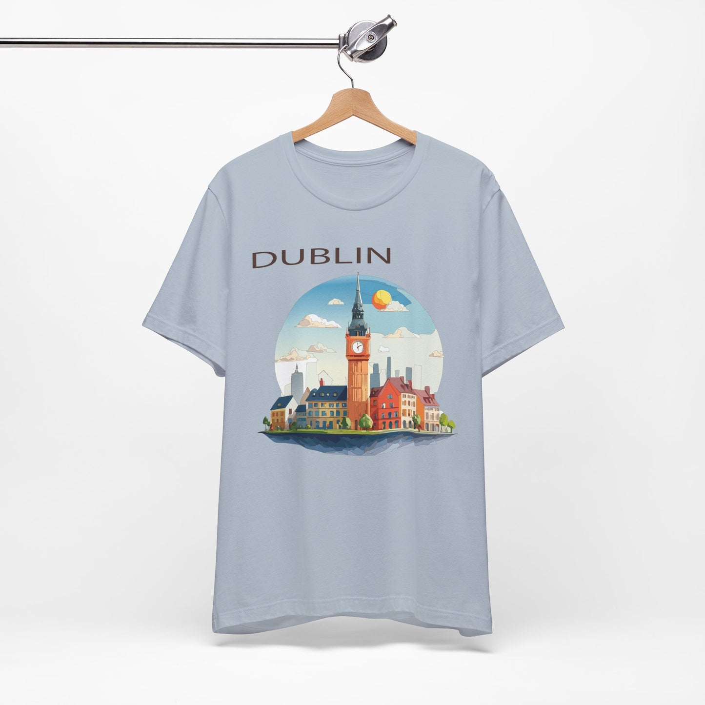 Dublin Shirt, Travel T-Shirt, Tourist Shirts, Tee Shirt with Travel Prints 1