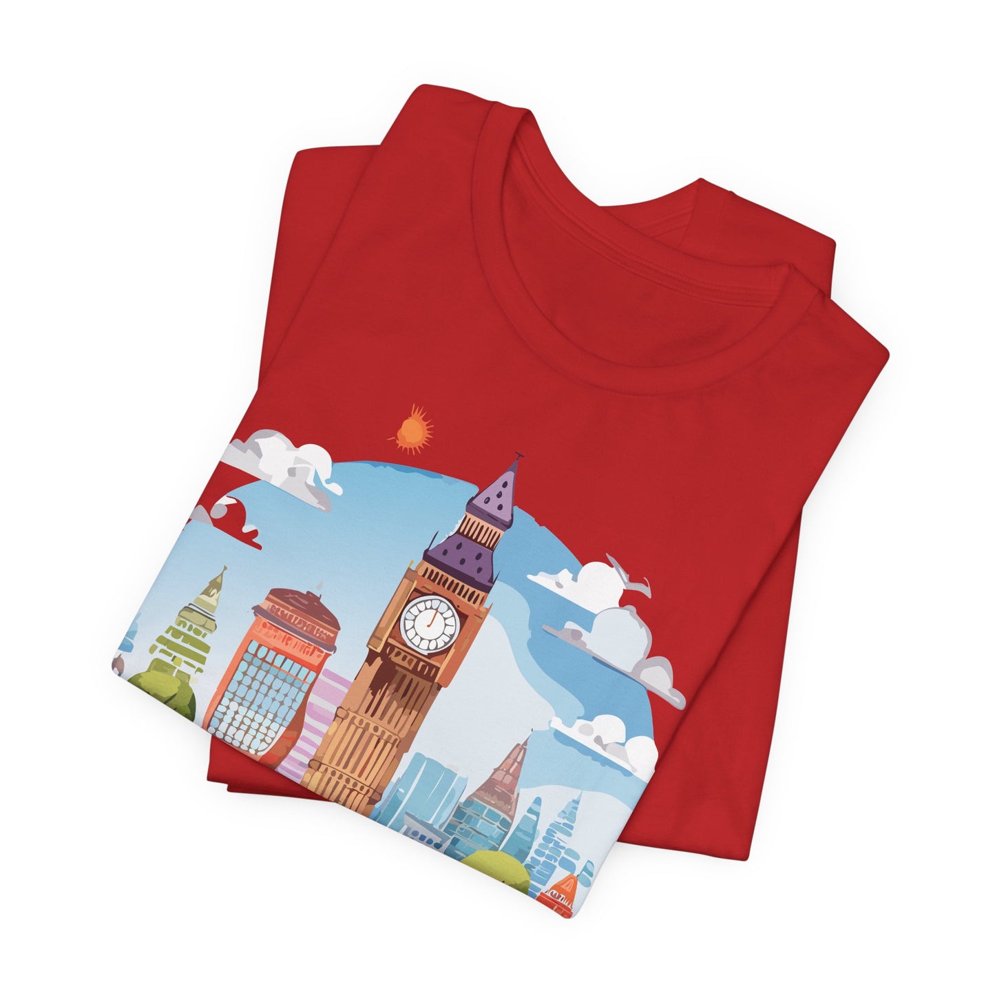 London Shirt, Travel T-Shirt, Tourist Shirts, Tee Shirt with Travel Prints 1