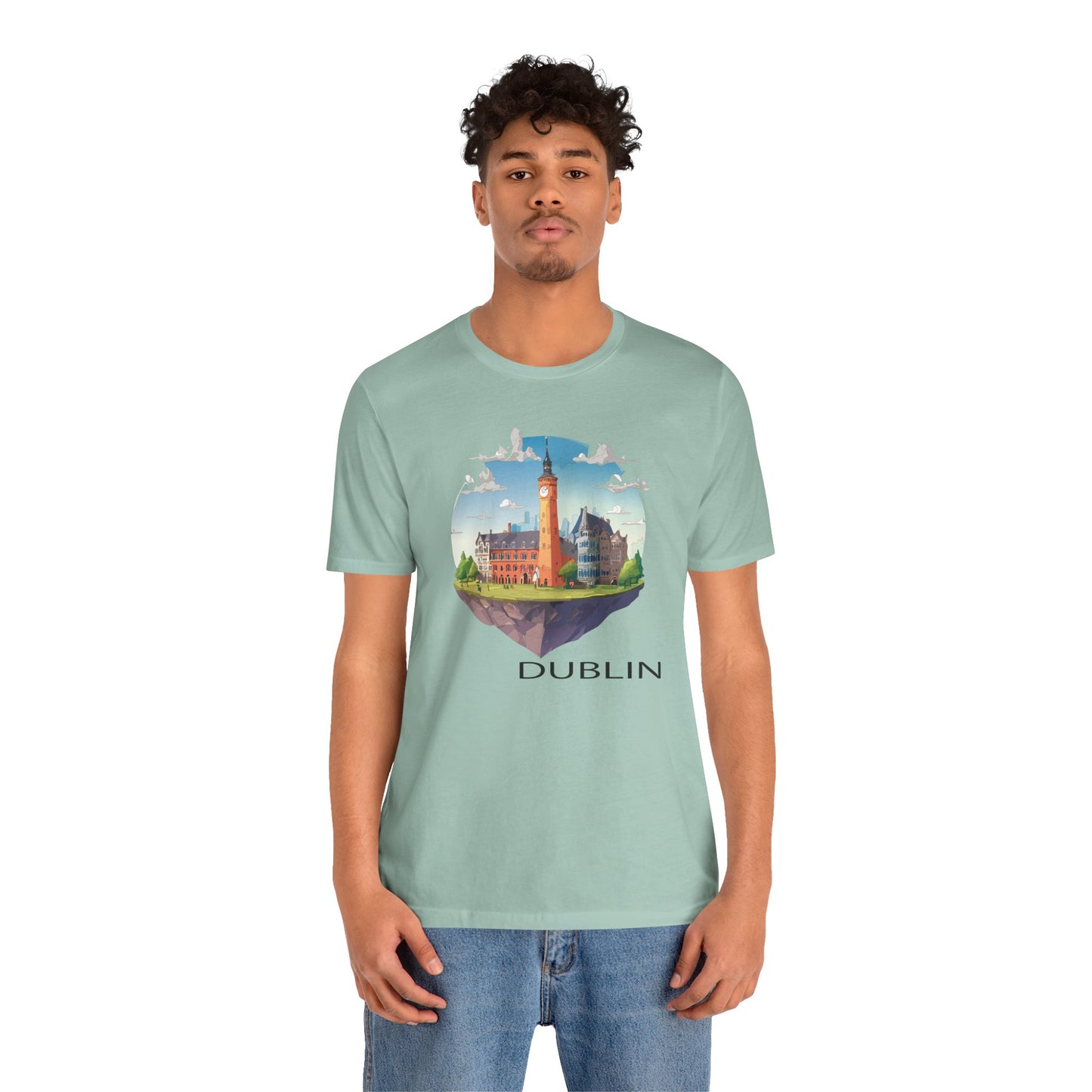 Dublin Shirt, Travel T-Shirt, Tourist Shirts, Tee Shirt with Travel Prints 2