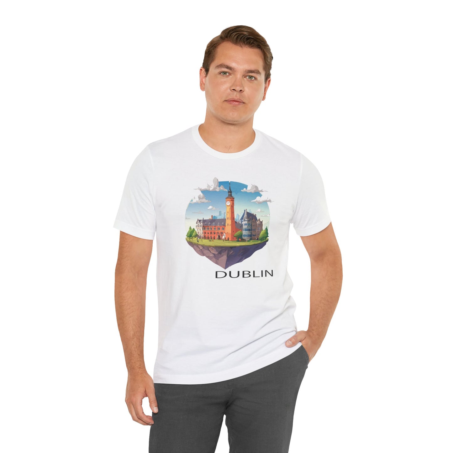 Dublin Shirt, Travel T-Shirt, Tourist Shirts, Tee Shirt with Travel Prints 2