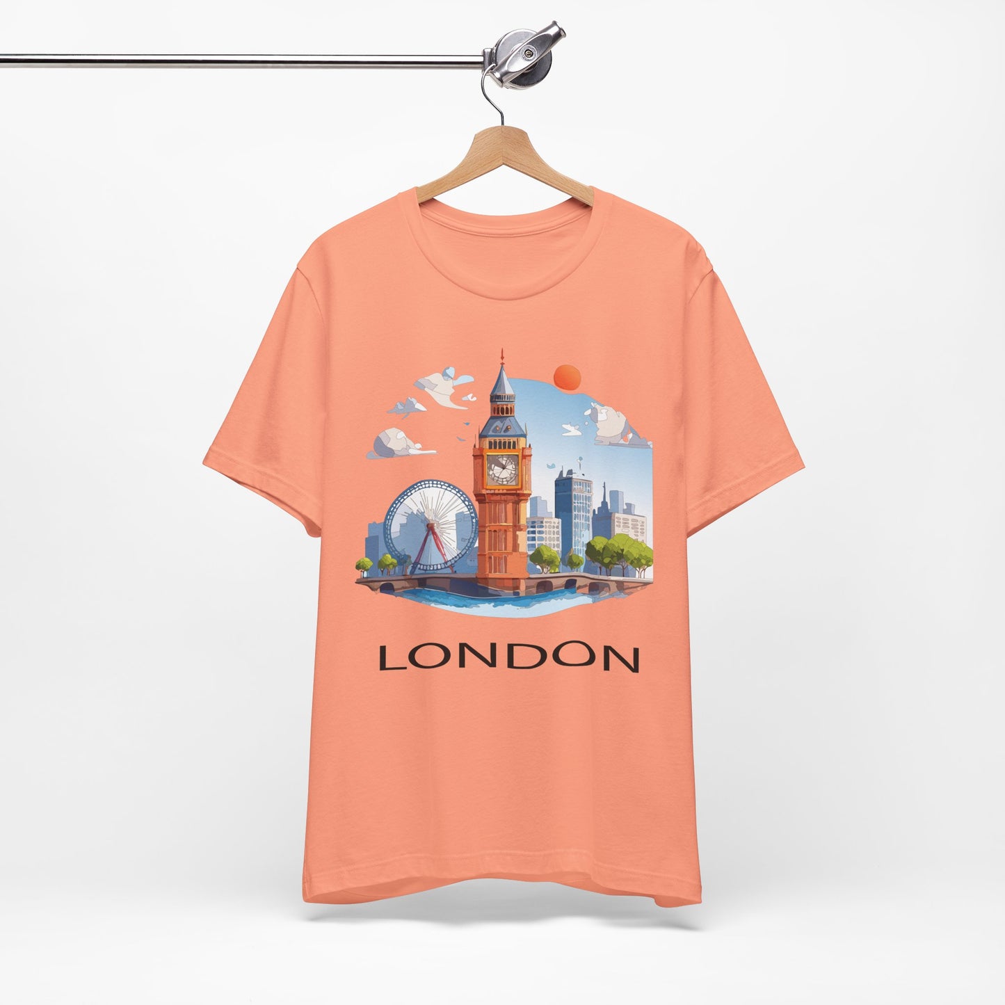 London Shirt, Travel T-Shirt, Tourist Shirts, Tee Shirt with Travel Prints 3