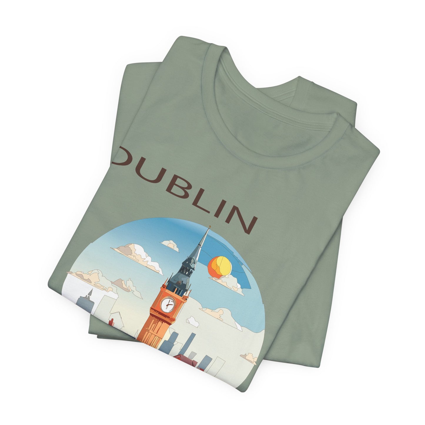 Dublin Shirt, Travel T-Shirt, Tourist Shirts, Tee Shirt with Travel Prints 1