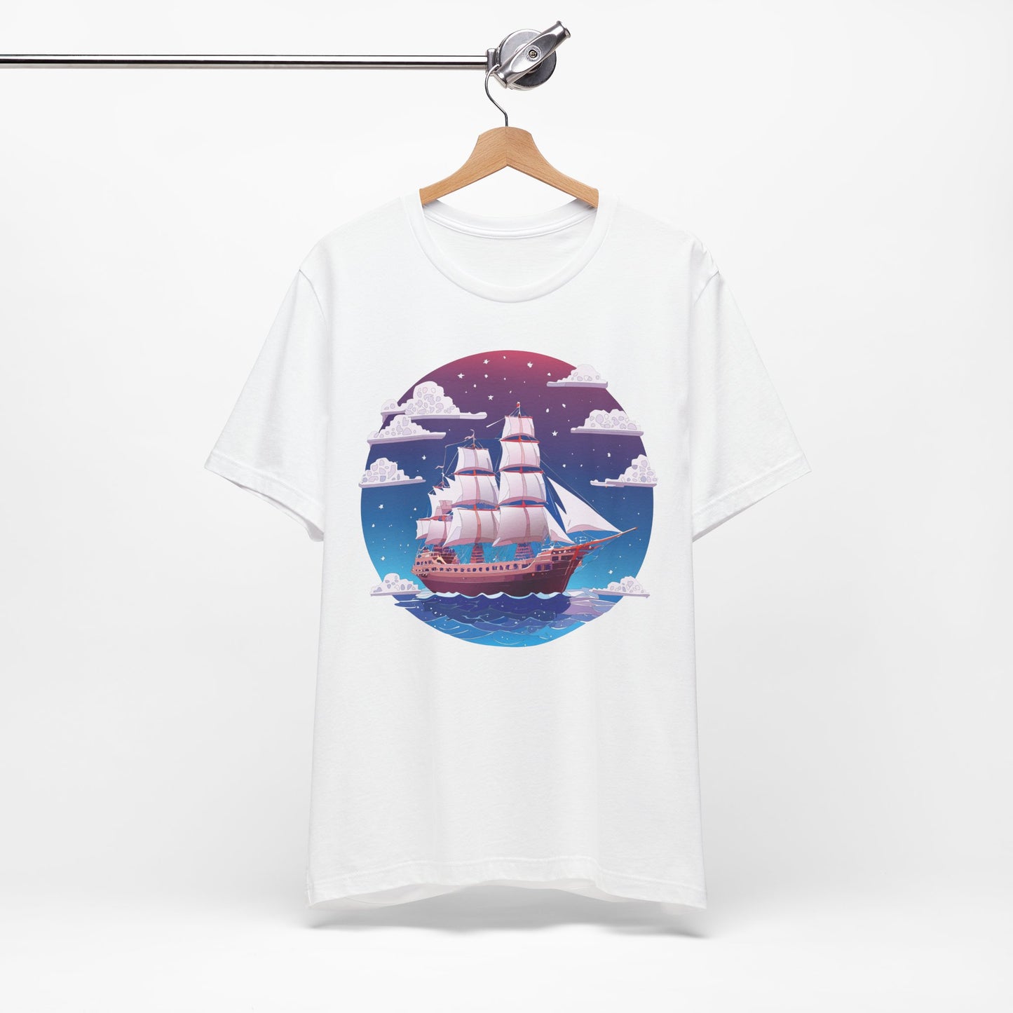 Ship Tee Shirt, Tee Shirt with Ship