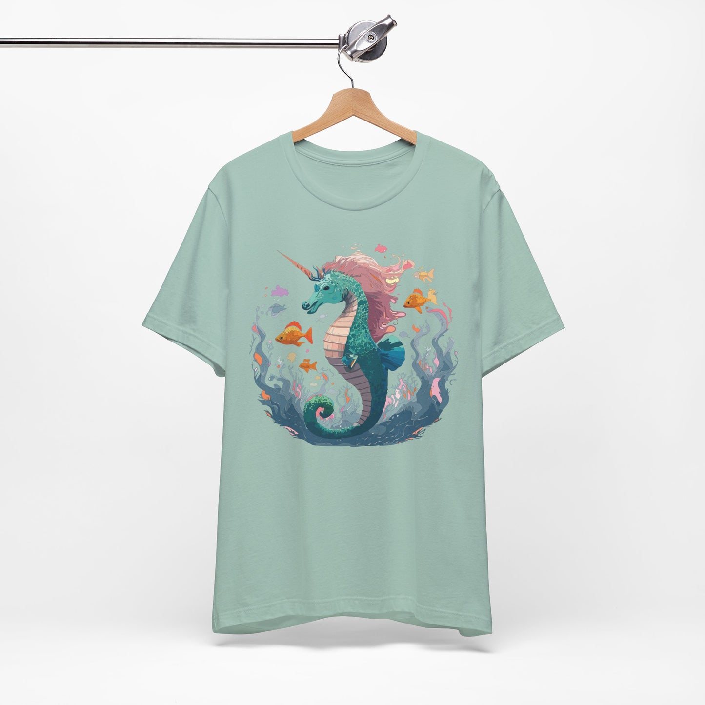 Animals Shirt, Shirt with Seahorse