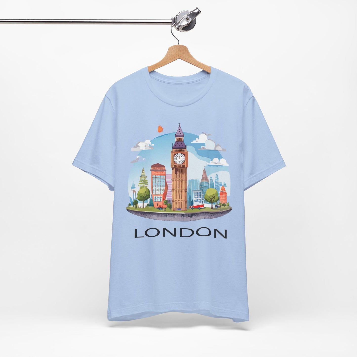 London Shirt, Travel T-Shirt, Tourist Shirts, Tee Shirt with Travel Prints 1