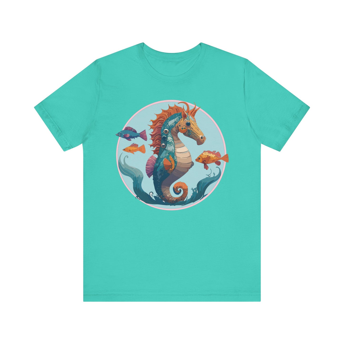 Animals Shirt, Shirt with Seahorse