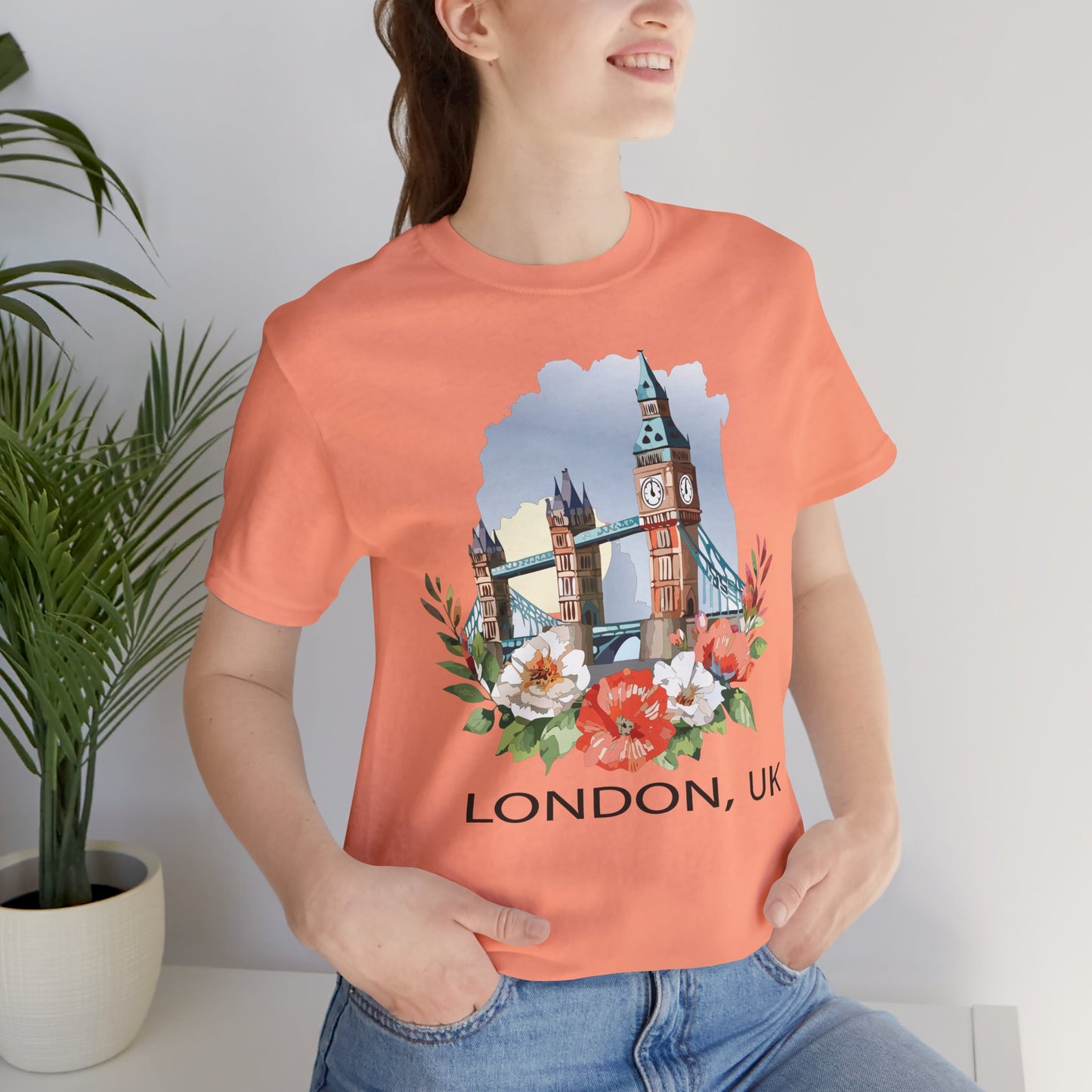 London Shirt, Travel T-Shirt, Tourist Shirts, Tee Shirt with Travel Prints 5