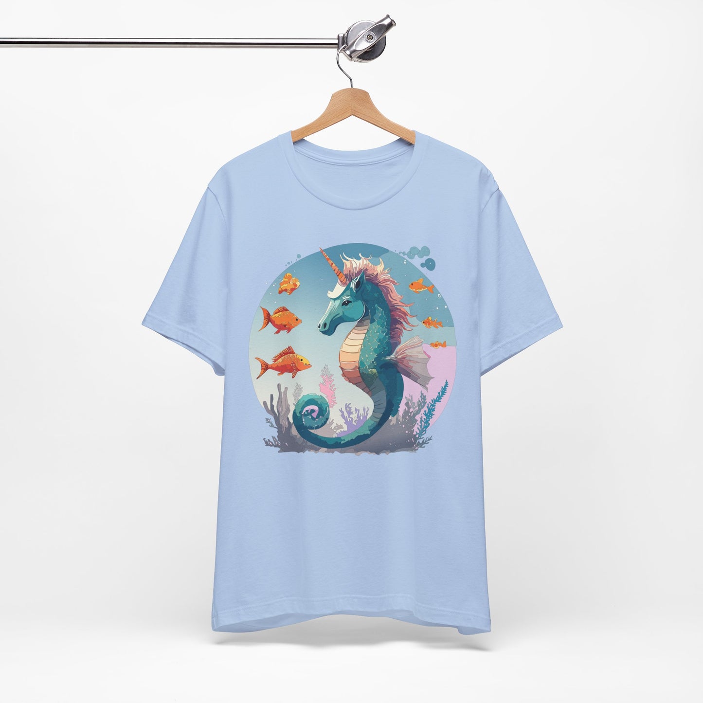 Animals Shirt, Shirt with Seahorse