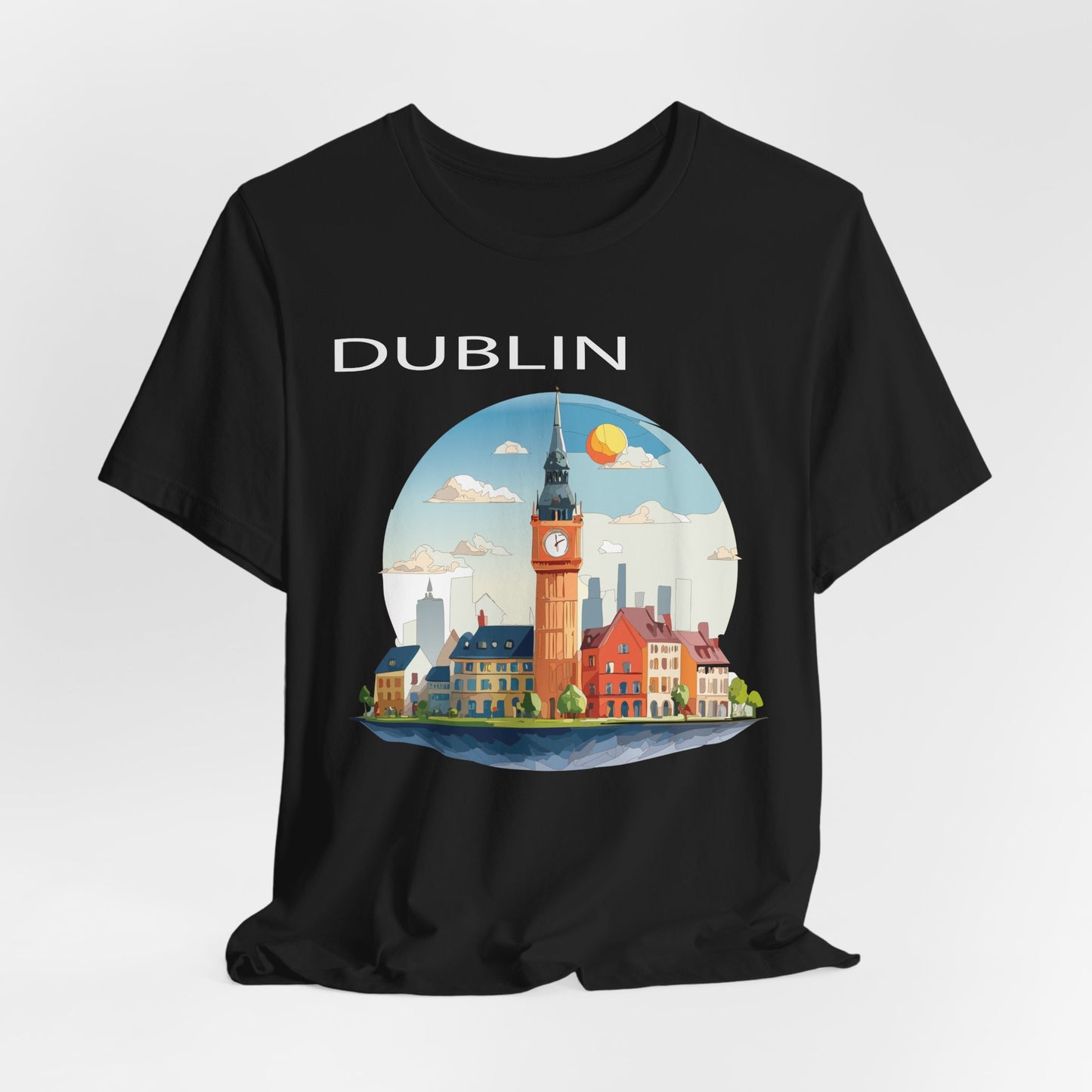 Dublin Shirt, Travel T-Shirt, Tourist Shirts, Tee Shirt with Travel Prints 1