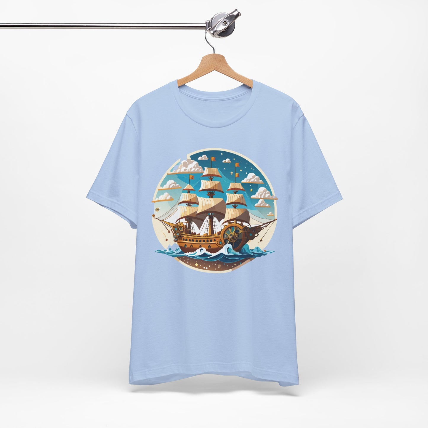 Ship Tee Shirt, Tee Shirt with Ship