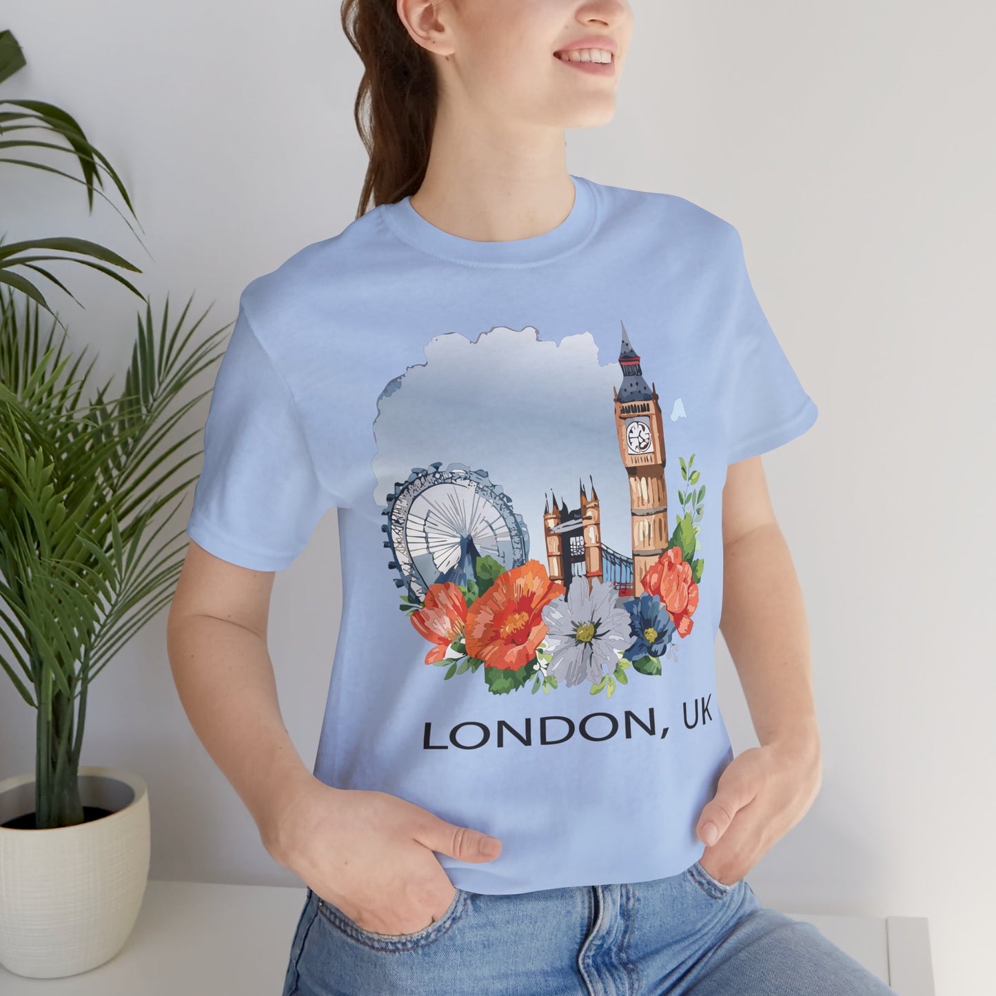 London Shirt, Travel T-Shirt, Tourist Shirts, Tee Shirt with Travel Prints 4