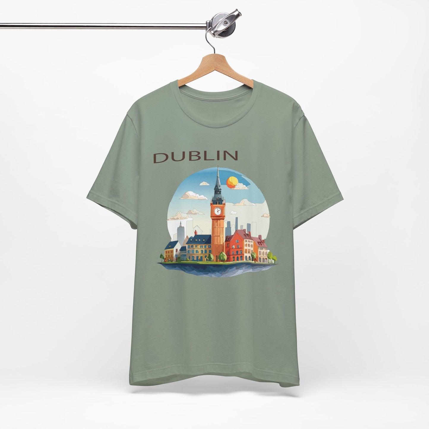 Dublin Shirt, Travel T-Shirt, Tourist Shirts, Tee Shirt with Travel Prints 1