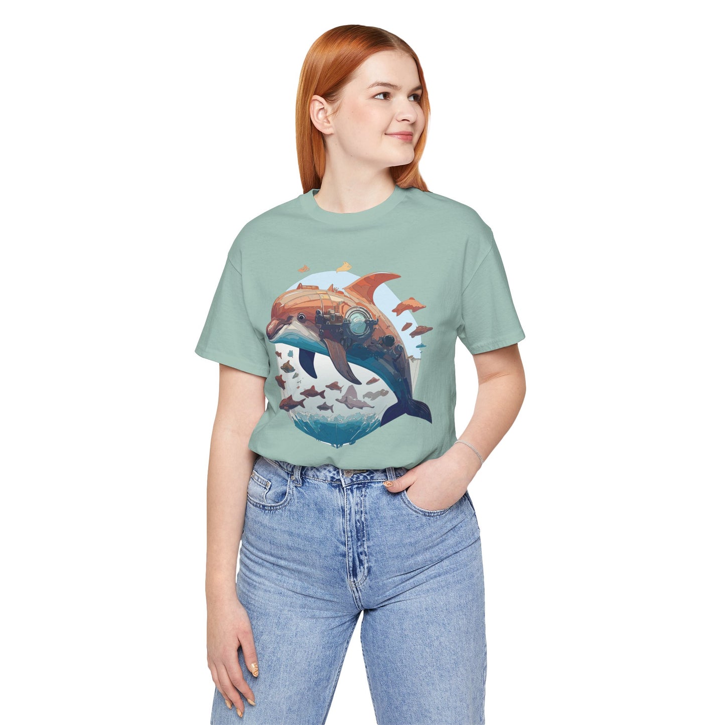 Animals Shirt, Shirt with Dolphin