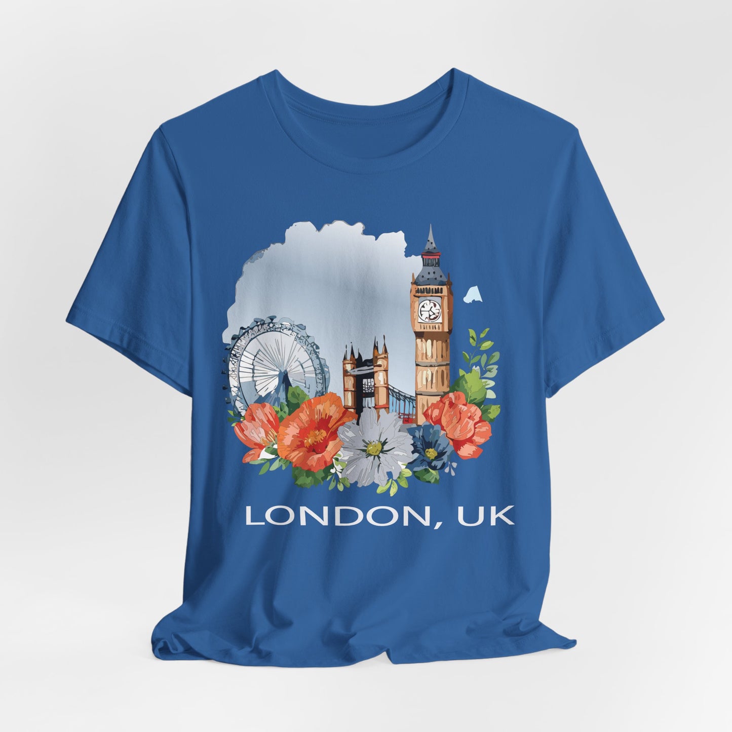London Shirt, Travel T-Shirt, Tourist Shirts, Tee Shirt with Travel Prints 4