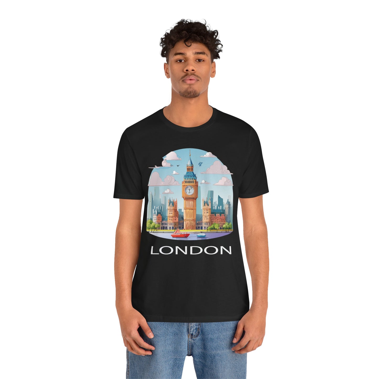 London Shirt, Travel T-Shirt, Tourist Shirts, Tee Shirt with Travel Prints 2