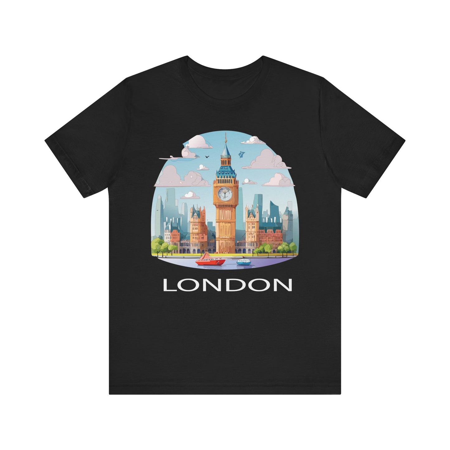 London Shirt, Travel T-Shirt, Tourist Shirts, Tee Shirt with Travel Prints 2
