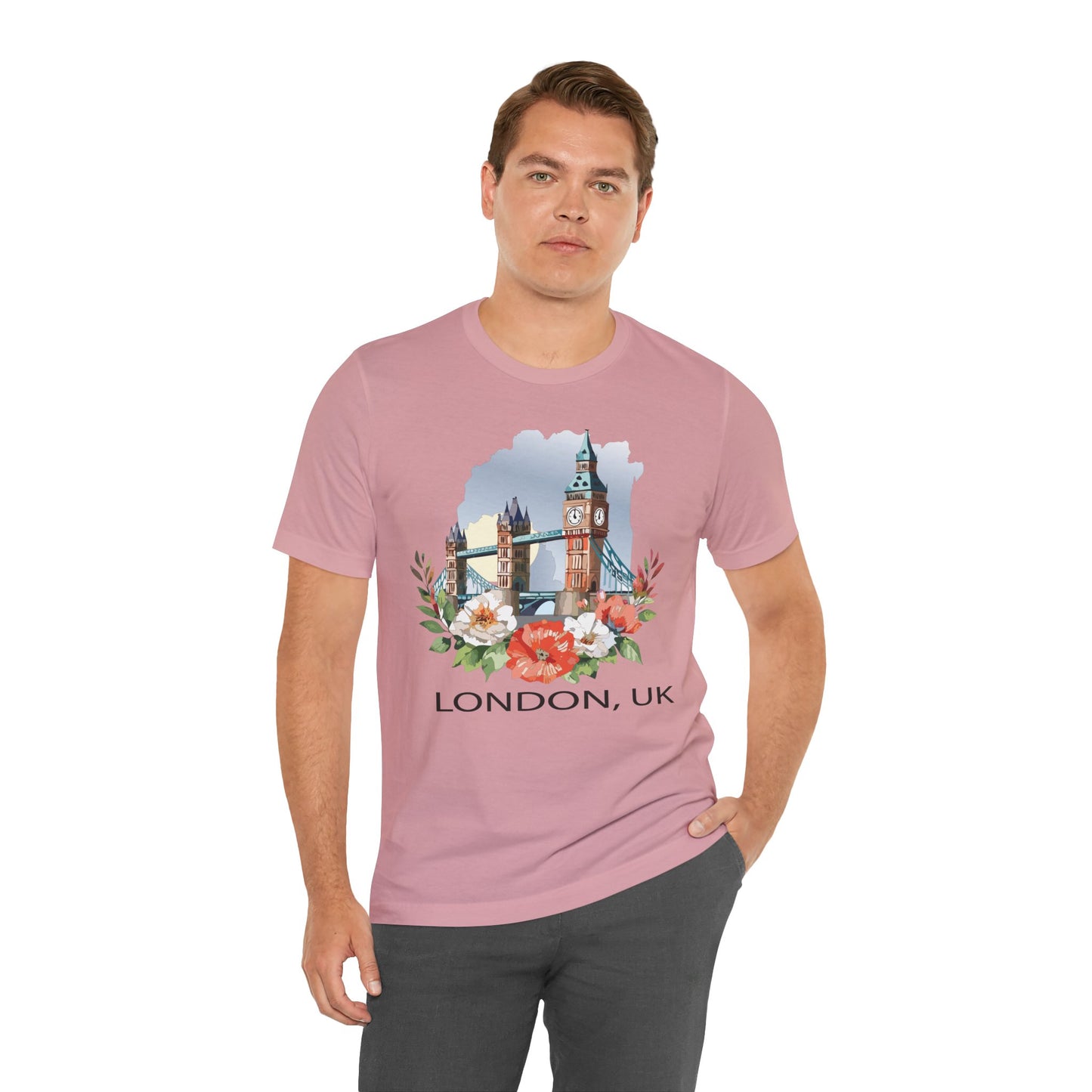 London Shirt, Travel T-Shirt, Tourist Shirts, Tee Shirt with Travel Prints 5