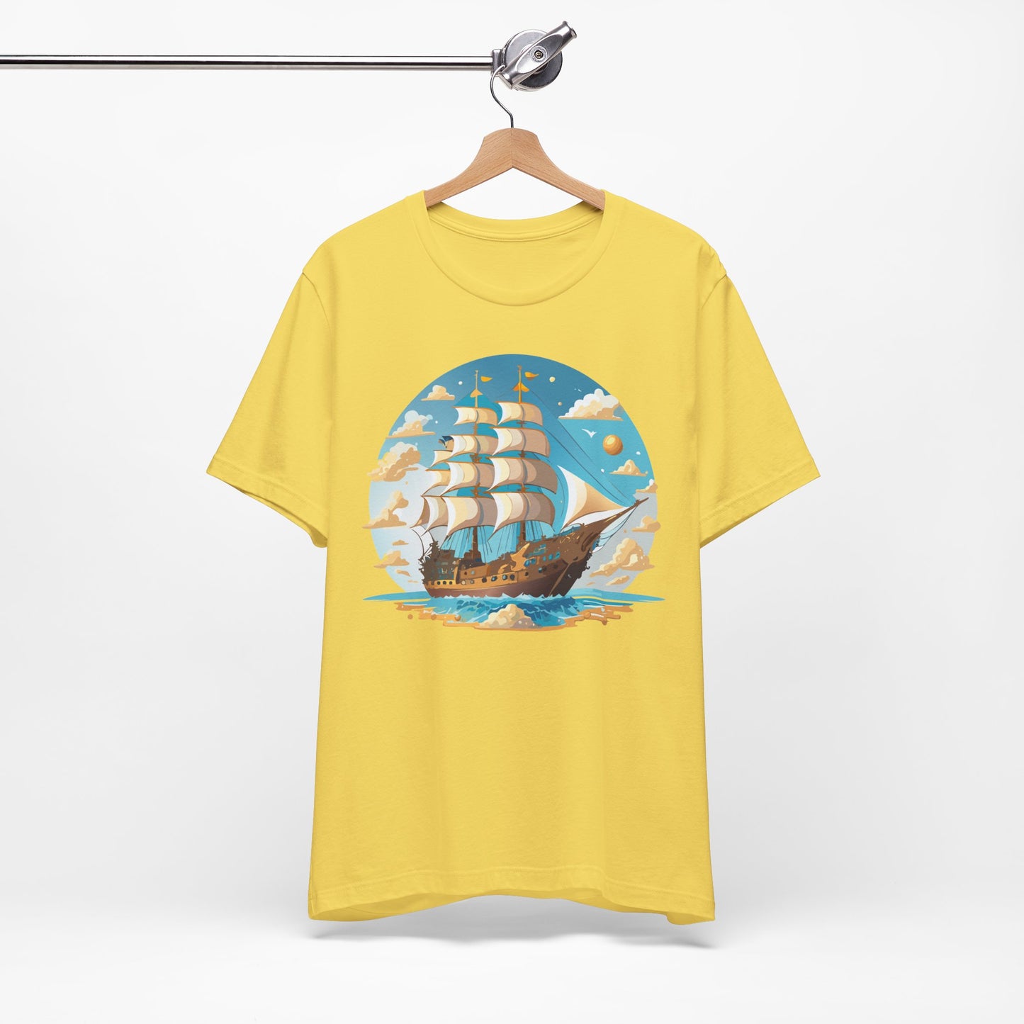 Ship Tee Shirt, Tee Shirt with Ship