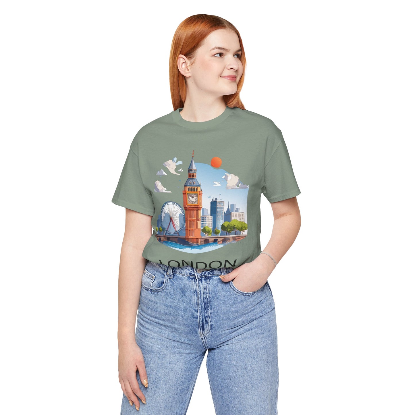London Shirt, Travel T-Shirt, Tourist Shirts, Tee Shirt with Travel Prints 3