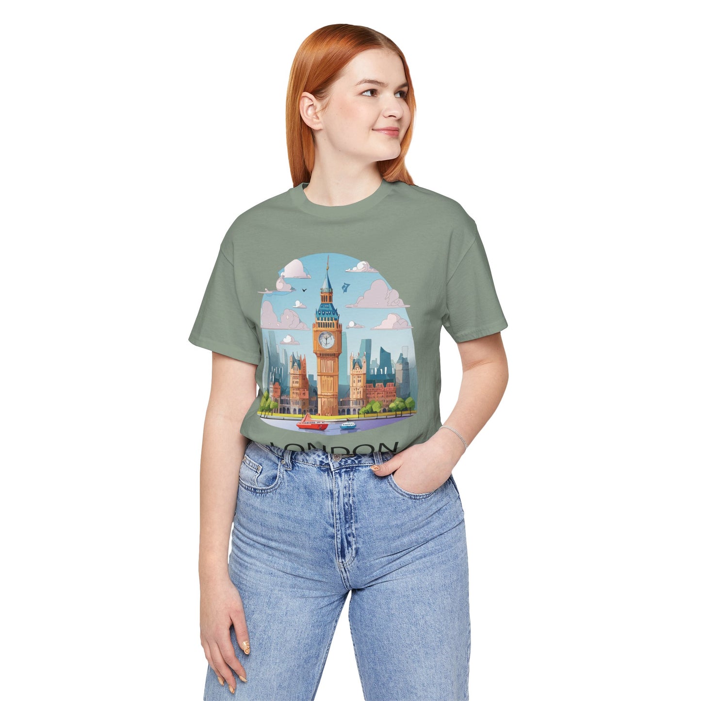 London Shirt, Travel T-Shirt, Tourist Shirts, Tee Shirt with Travel Prints 2