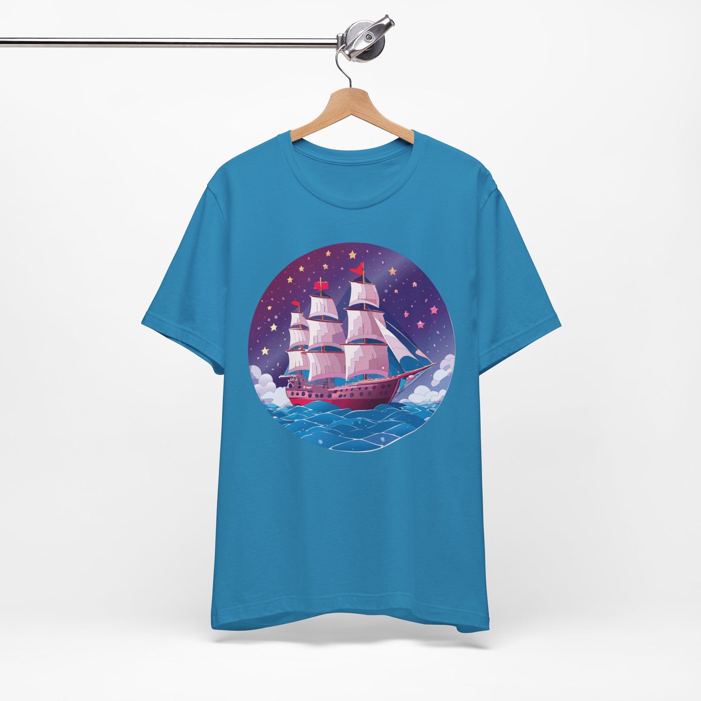 Ship Tee Shirt, Tee Shirt with Ship