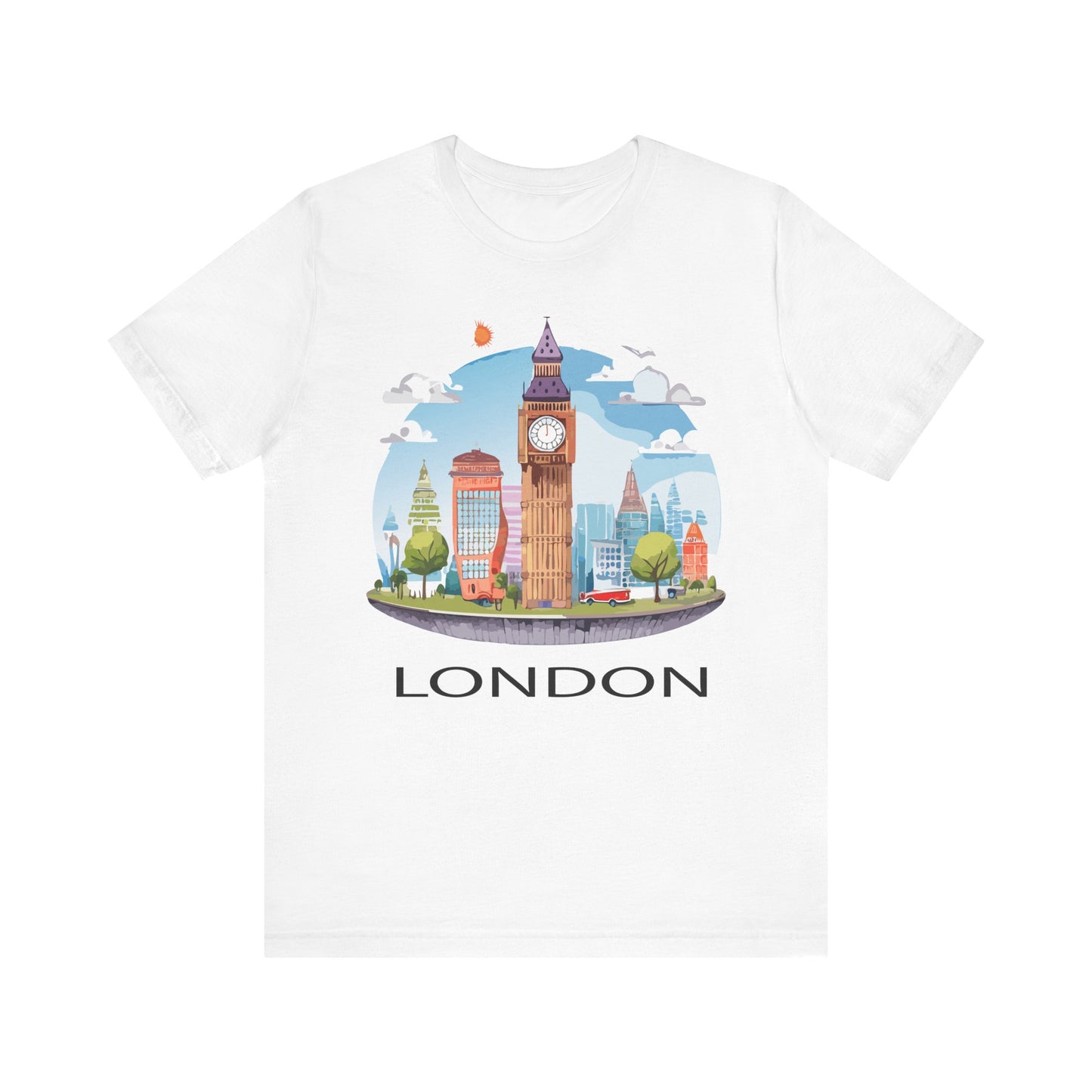 London Shirt, Travel T-Shirt, Tourist Shirts, Tee Shirt with Travel Prints 1