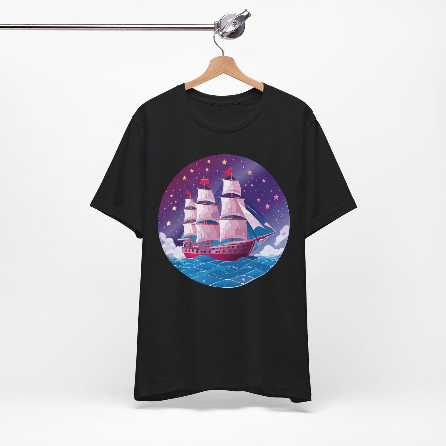 Ship Tee Shirt, Tee Shirt with Ship